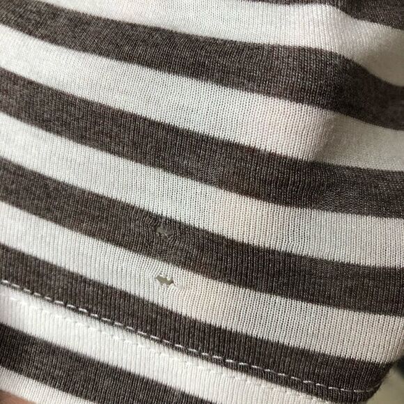 Ella Moss Striped T-shirt EUC XS - Picture 7 of 7